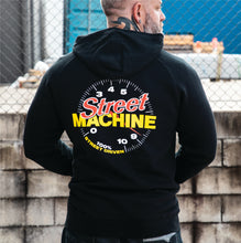 Unisex Classic Tacho Zip Hoodie, black