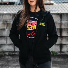 Unisex Classic Tacho Zip Hoodie, black