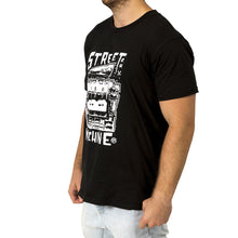 Street Machine Black t-shit with KB Hemi Design Front