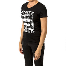 Street Machine Black Womens t-shirt side