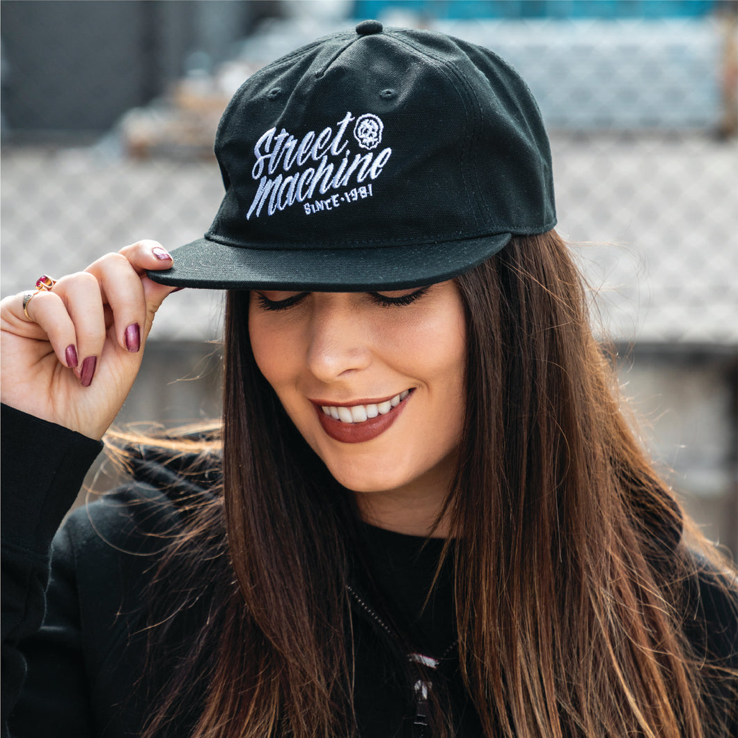 Canvas Street Machine cap, black
