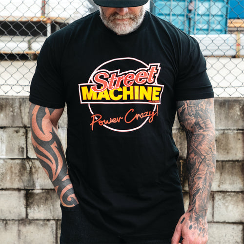 Men's Power Crazy T-shirt, black