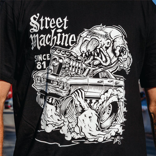 Kid's XW GT Monster t-shirt, black