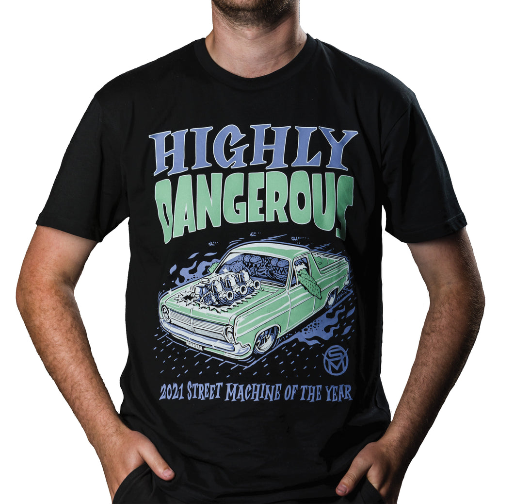 Street Machine Magazine Highly Dangerous SMOTY 2021 t-shirt