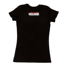 Street Machine Black Womens t-shirt back flatlay