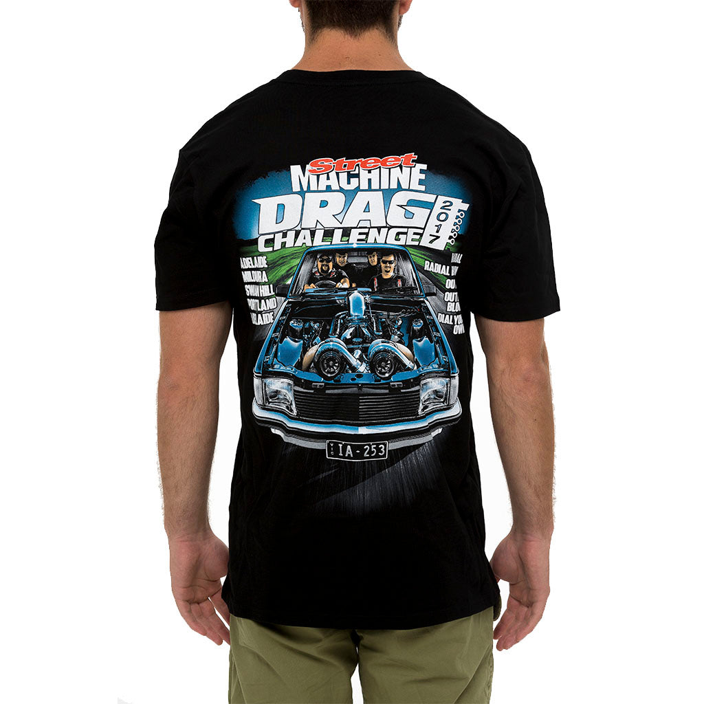Street Machine 2017 Drag Challenge T-shirt Back View